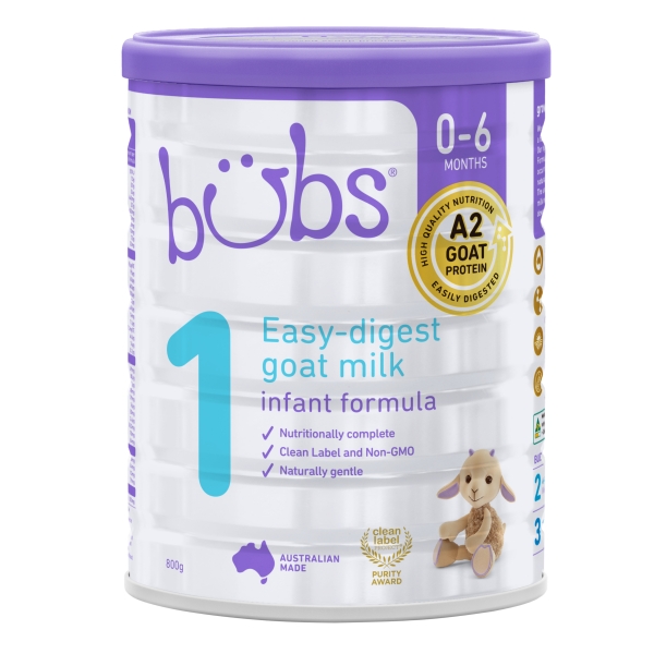 Bubs Infant Formula Goat Stage 1 0-6 Months 800g