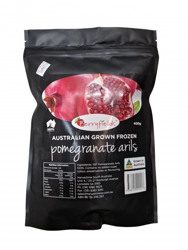 Berryfields Frozen Pomegranate Arils 400g