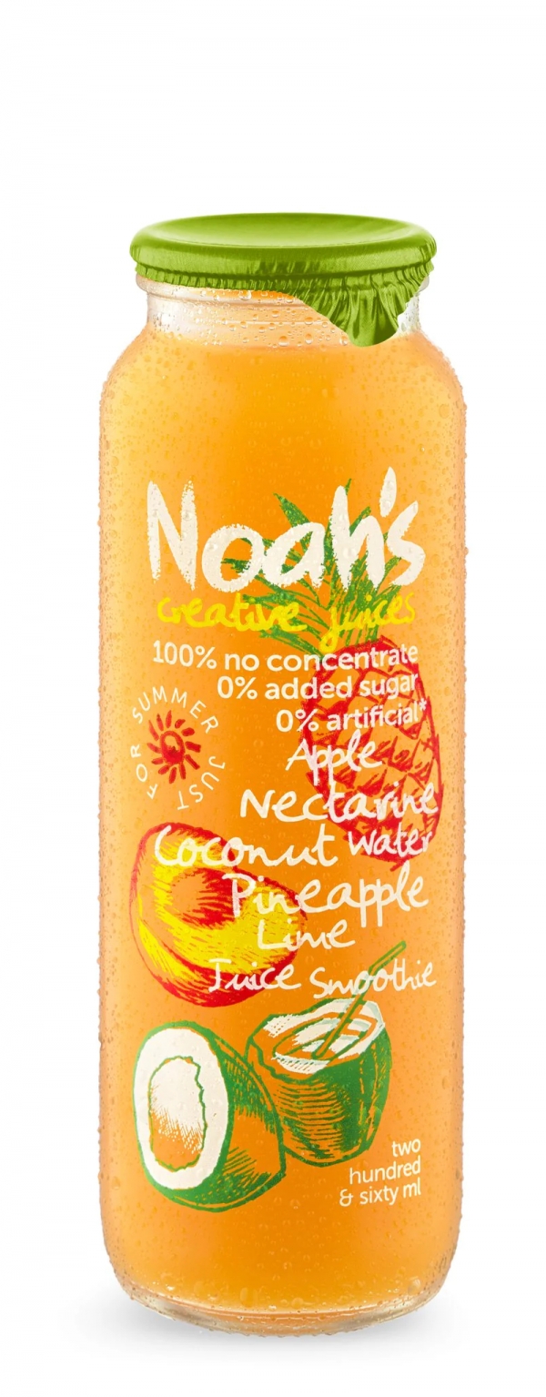 Noah's Coconut Water Nectarine 260ml