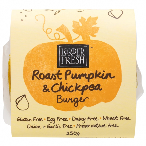 Larderfresh Roast Pumpkin and Chick Pea Burger 250g