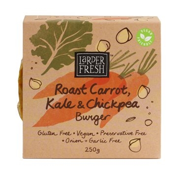 Larderfresh Carrot Kale Chickpea Burger 250g