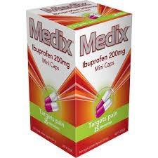 Medix Ibuprofen Mini Caps 25 Pack