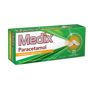 Medix Paracetamol Caplets 20 Pack