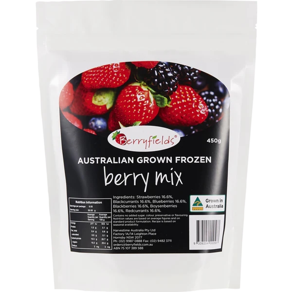 Berryfields Frozen Berry Mix 450g