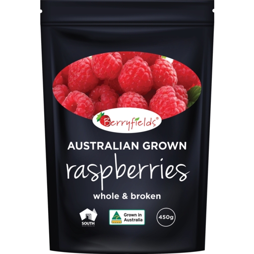 Berryfields Frozen Raspberries 450g