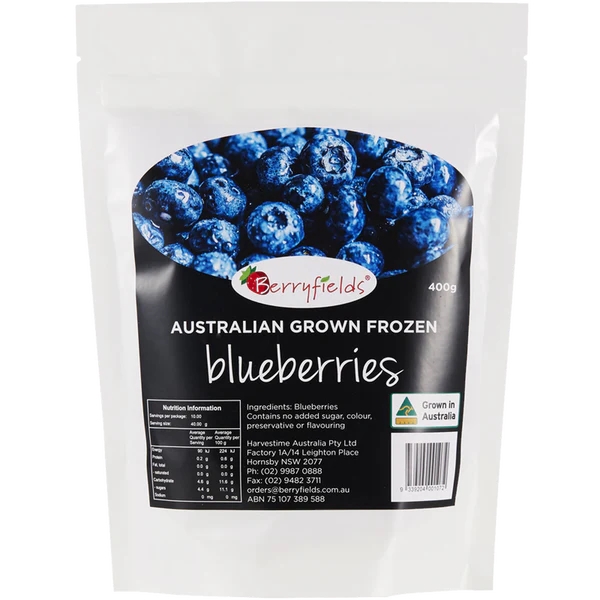 Berryfields Frozen Blueberries 400g