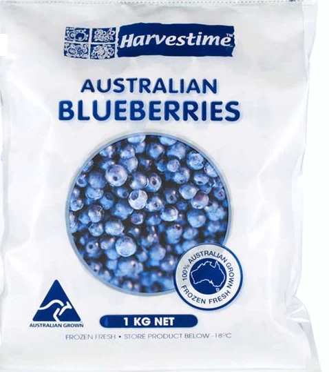 Harvestime Frozen Australian Blueberries 1kg