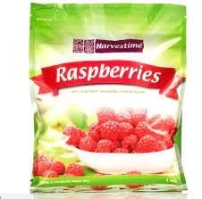 Harvestime Frozen Australian Raspberries Whole 1kg