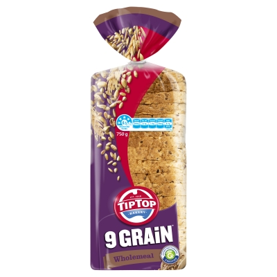 Tip Top Bread 9 Grain Wholemeal 750g