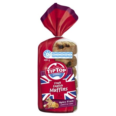 Tip Top Muffins Spicy Fruit 400g