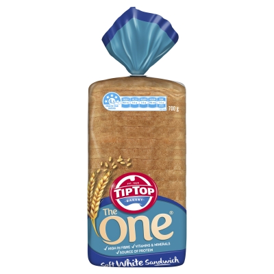 Tip Top Bread The One White Sandwich 700g