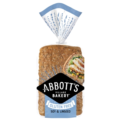 Abbott's Village Bakery Bread Gluten Free Soy & Linseed 500g