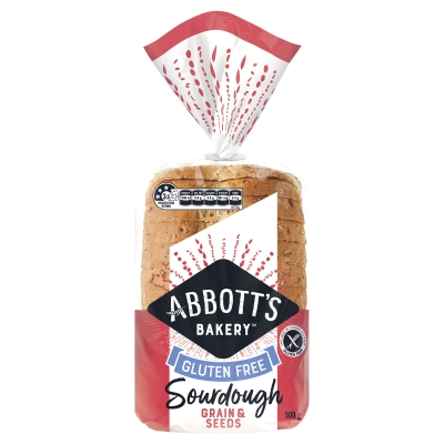 Abbott's Bakery Bread Gluten Free Sourdough Grains & Seeds 500g