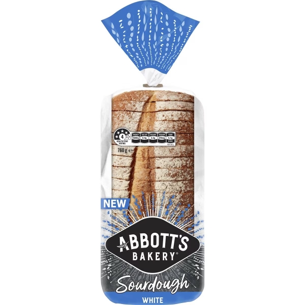 Abbott's Bakery Sourdough White 760g