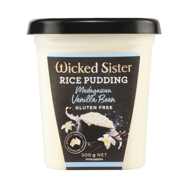 Wicked Sister Pudding Vanilla Rice 500g