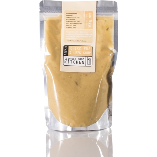 The Whole Food Kitchen Organic Chickpea & Leek Soup 500ml