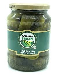 Country Fresh Crunchy Dill Gherkins 680g