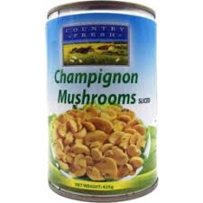 Country Fresh Sliced Champignon Mushrooms 425g