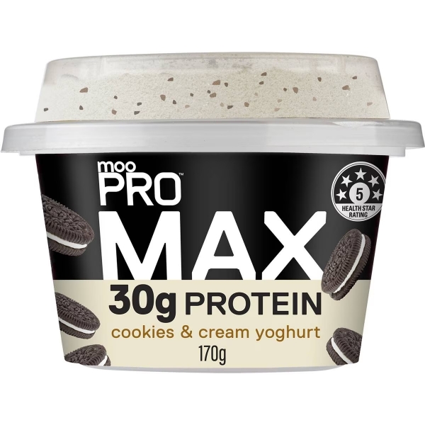 Moopro Max Protein Yoghurt Cookies & Cream 170g