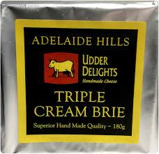 Udder Delights Adelaide Hills Triple Cream Brie 180g