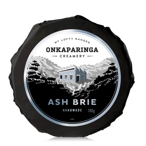 Onkaparinga Creamery Ash Brie 180g