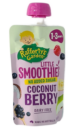 Rafferty's Garden Little Smoothies Coconut Berry 1-3 Years 120g