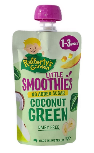 Rafferty's Garden Little Smoothies Coconut Green 1-3 Years 120g