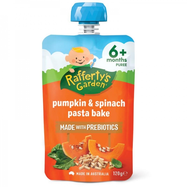 Rafferty's Garden Pumpkin & Spinach Pasta Bake 6+ Months 120g