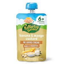 Rafferty's Garden Custard Banana & Mango 120g