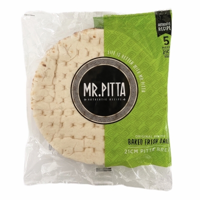 Mr Pitta Pitta Bread 19cm 5 Pack 500g