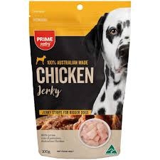 Prime Pantry Jerky for Dogs Australian Chicken 100g