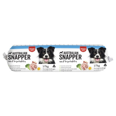 Prime Pantry Dog Roll Snapper & Vegetables 1.7kg