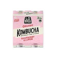 Lo Bros Kombucha Raspberry & Lemon 4 x 250ml