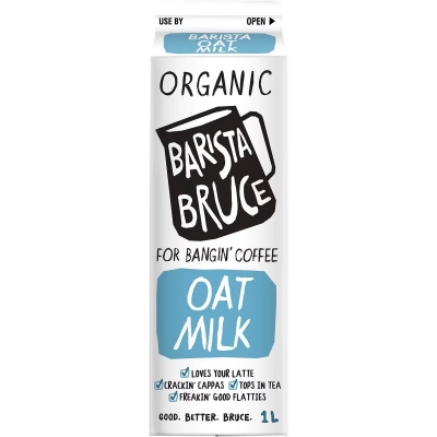 Barista Bruce Organic Oat Milk 1lt