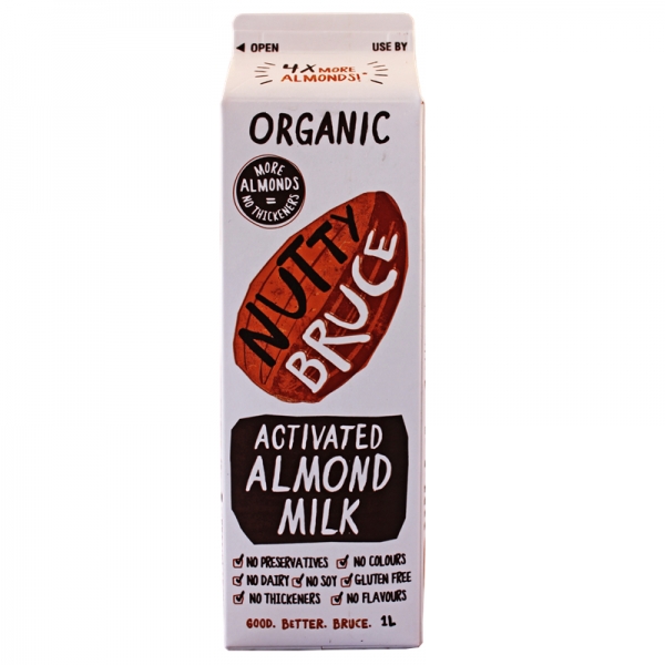 Nutty Bruce Organic Milk Almond 1lt