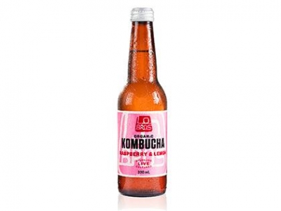 Lo Bros Organic Kombucha Raspberry & Lemon 330ml