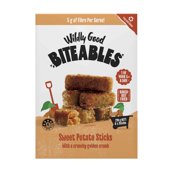 Wildly Good Biteables Sweet Potato Sticks 210g