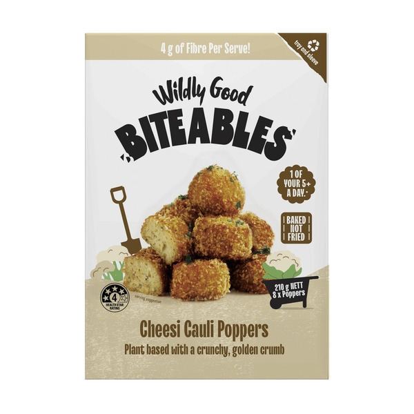 Wildly Good Biteables Cheesi Cauliflower Poppers 210g