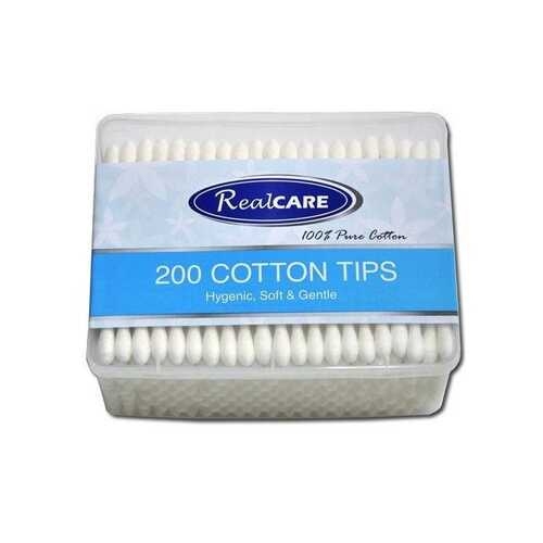 Real Care Cotton Tips 200 Pack