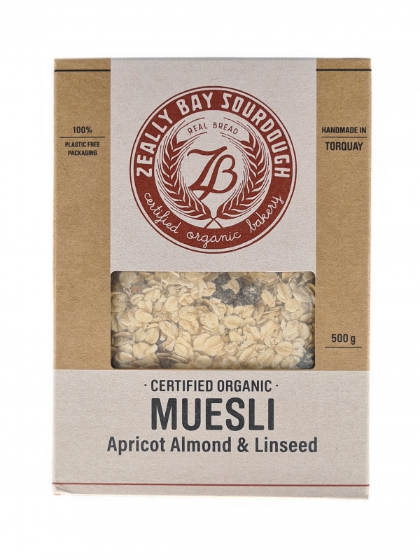 Zeally Bay Organic Muesli Apricot, Almond & Linseed 500g