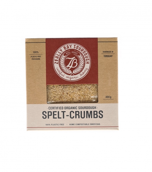 Zeally Bay Organic Sourdough Spelt Crumbs 300g