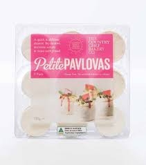 The Country Chef Bakery Co Petite Pavlovas 9 Pack 120g