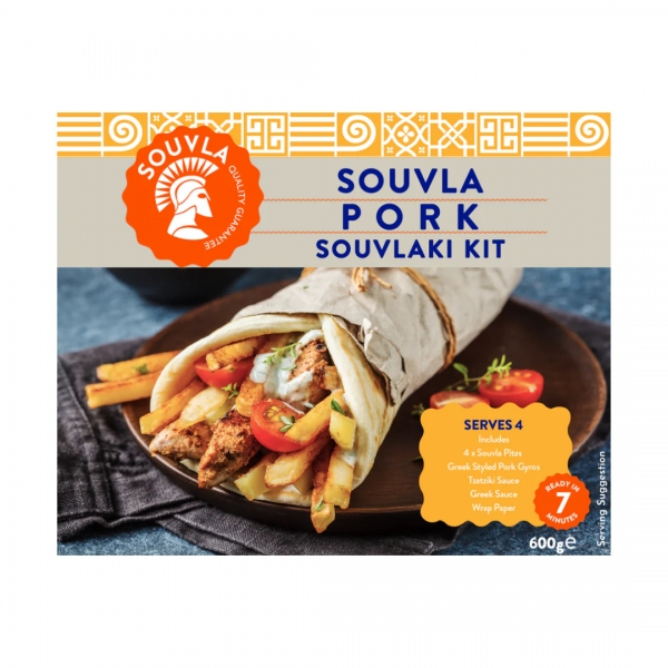 Bite Me Souvlaki Kit Pork 600g