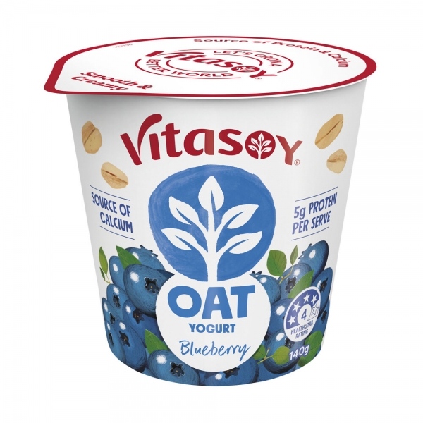 Vitasoy Oat Yoghurt Blueberry 140g