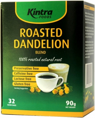 Kintra Roasted Dandelion Blend Filter Bags 32 Pack