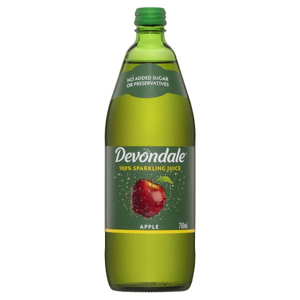 Devondale Sparkling Apple Juice 750ml