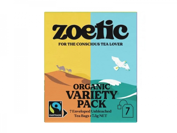 Zoetic Organic Tea Bags Variety 7 Pack 12.5g