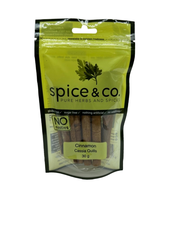 Spice & Co Cinnamon Cassia Quills 30g