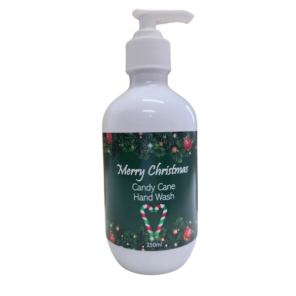 Uniquely Natural Hand Wash Christmas Candy Cane 250ml