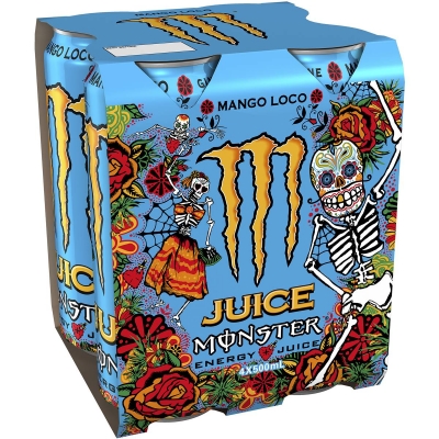 Monster Energy Drink Mango 4 x 500ml